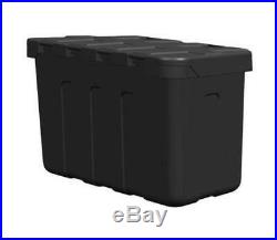 Trailer Tow Bar Plastic Storage Box With Mounts Large Triangle Shape For Drawbar