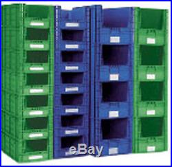 Used LC1 Large Stackable Logistics Storage Containers (Blue) RRP £38