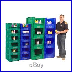Used LC1 Large Stackable Logistics Storage Containers (Blue) RRP £38