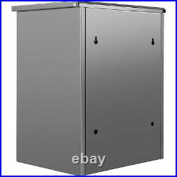 VEVOR Parcel Drop Box Package Mailbox Porch Express with Lockable Storage Gray