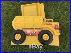 VINTAGE & RARE! Large Tonka Dump Truck Toy Chest Box Bin Organization Storage