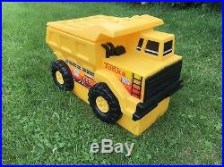VINTAGE & RARE! Large Tonka Dump Truck Toy Chest Box Bin Organization Storage
