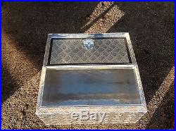 Very Large Aluminium Chequer plate Storage/Tool Box Lockable lid trucks, trailers