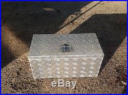 Very Large Aluminium Chequer plate Storage/Tool Box Lockable lid trucks, trailers