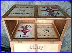 Vintage Hand-Built Blanket Box from the 60s, Tea Chest and Fruit Box Construction