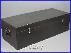 Vintage Large 36 Long Dovetailed Wooden Storage Box Blanket Chest
