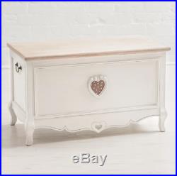 Vintage Wooden Storage Chest Shabby Chic Trunk Box Large Coffee Table Furniture