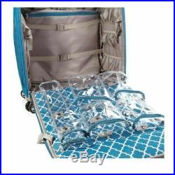 We R Memory Keepers 360 Crafters Bag Trolley Aqua Large Craft Sewing Card Making