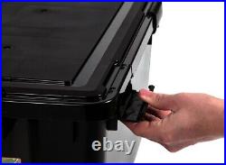Weathertight Airtight Black Plastic Damp Area Dry Storage Boxes 50 Litre
