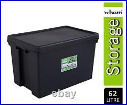 Wham Bam 62 Litre Heavy Duty Recycled Box & Black Lid