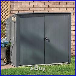 Wheelie Bin Store Shed Metal Garden Storage Box Outdoor Patio Large NEW Waltons