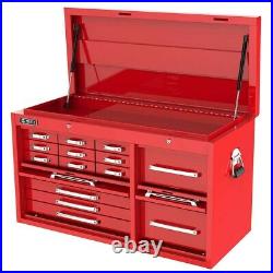 White International Toolbox 14 Draw Cabinet Lockable Tool Chest Box Storage