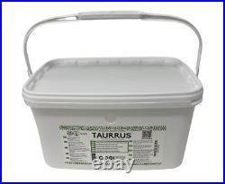 White Plastic Bucket Storage Canister Tubs With Handle & Detachable Lid 5L