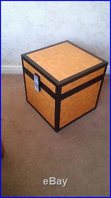 WoodMinecraft Style Large Chest Ideal Kids Childrens Toy Box Storage 50x50x50cm