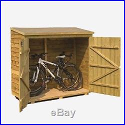 Wooden Bike Shed Garden Storage Bicycle Outside Large Box Storage Tools Outdoor