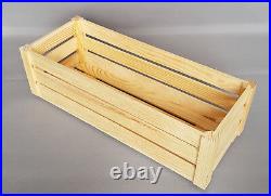Wooden Crate Extra Large Box Decoupage Craft Storage Plain Wood Crates Boxes