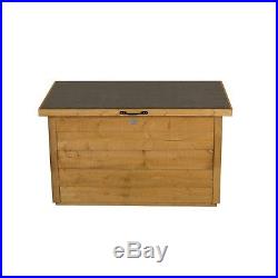 Wooden Garden Storage Box Shed Large Store Outdoor Utility Tool Chest Cupboard