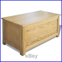 Wooden Ottoman Large Storage Chest Bench Oak Toy Bedding Trunk Cabinet Box New