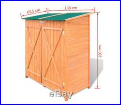 Wooden Sentry Box Beach Hut Outdoor Garden Storage Cupboard Room Tool Shed Large