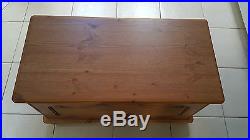 Wooden Storage Box Large Hardwood Furniture Trunk Unit Storage Chest