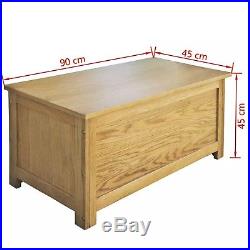 Wooden Storage Chest Large Blanket Box Hallway Organiser Trunk Living Room Table