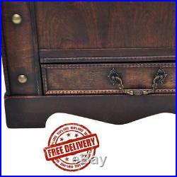 Wooden Trunk And Chest Large Storage Solid Wood Furniture Old Charm Box Vintage