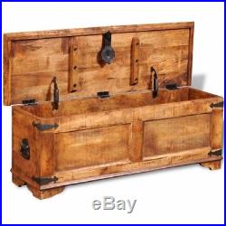 Wooden Trunks And Chest Large Storage Solid Wood Furniture Old Charm Box Vintage