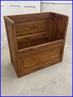 Wooden log box / storage box