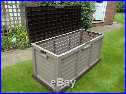 XL Extra Large 440 Ltr Waterproof Garden Storage Shed Cushion Box Store