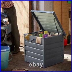 XL Large Storage Cabinet Lockable Outdoor Garden Chest Box Shed Container Tool