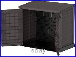 XXL Large Storage Shed Garden Outdoor Bin Tool Store Lockable Waterproof Unit