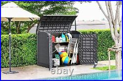 XXL Large Storage Shed Garden Outside Bin Tool Store Lockable Waterproof Unit