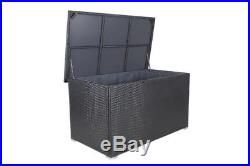 XXXL Rattan Garden Storage Cushion Box 950L Chest for Large Cushions HUGE Size